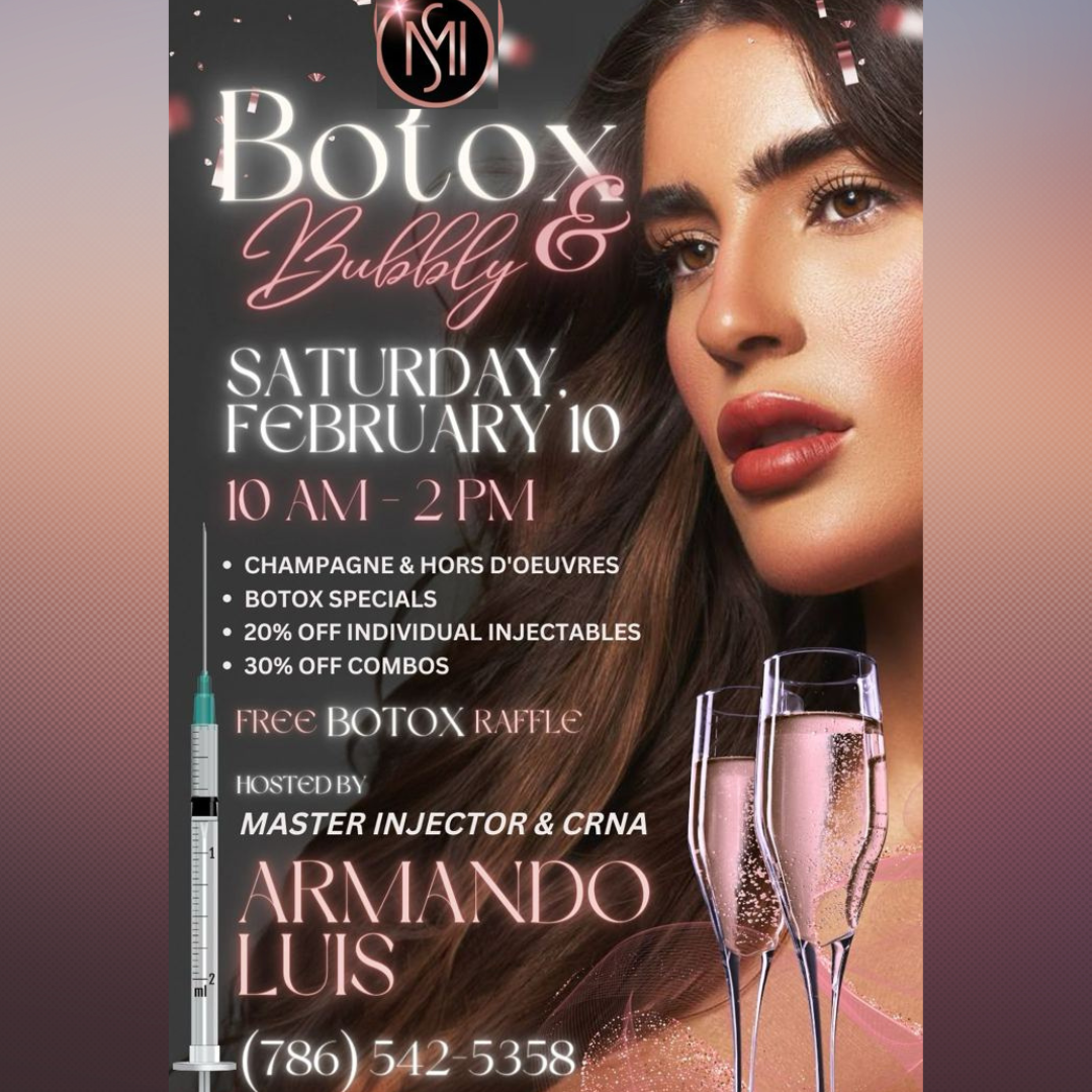 Join our Botox & Bubbly Party THIS SATURDAY Feb 10th.