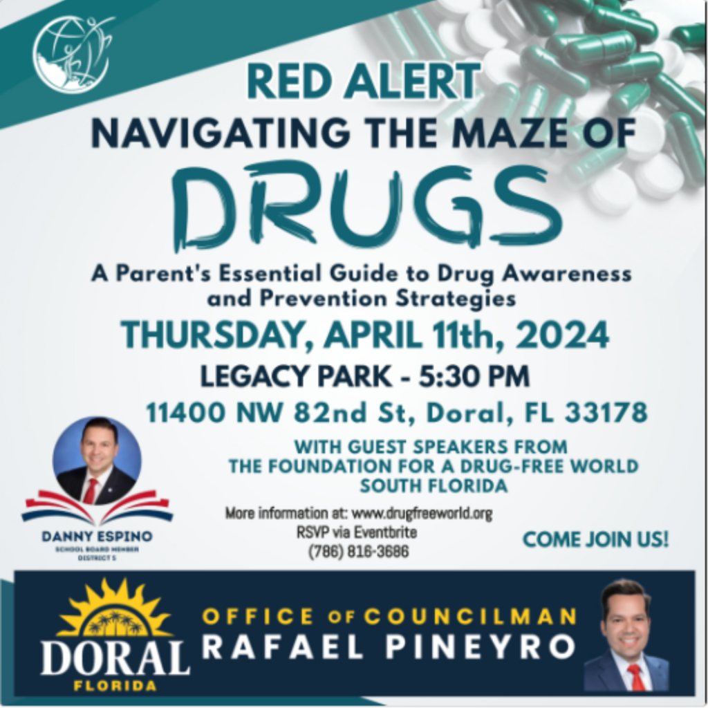 Red Alert: Navigating The Maze of Drugs Welcome to this event dedicated to raising awareness and preventing drug misuse.