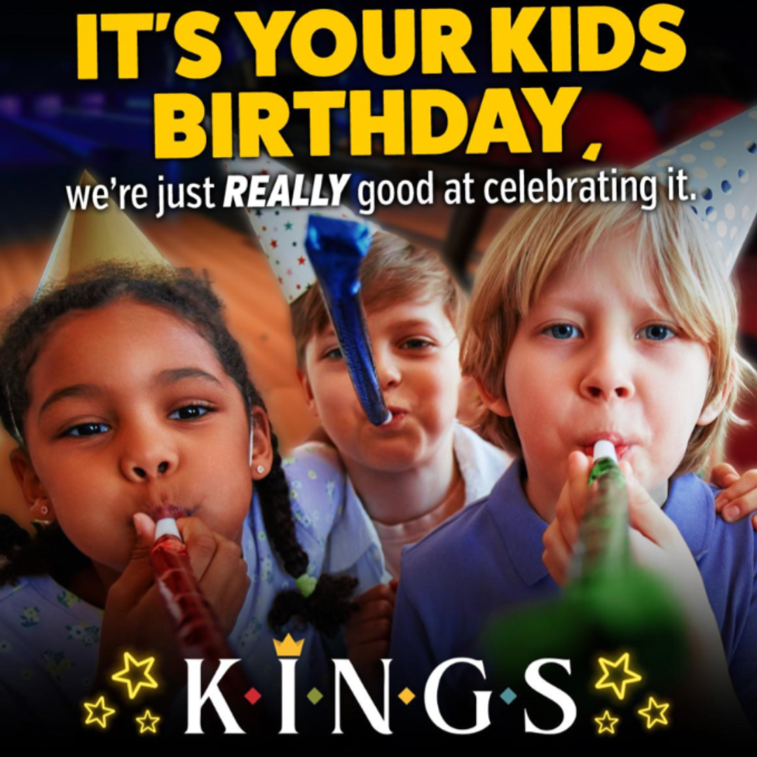 Kings Dining & Entertainment From interactive bowling, the latest arcade games, and crowd pleasing food, there is something for everyone.