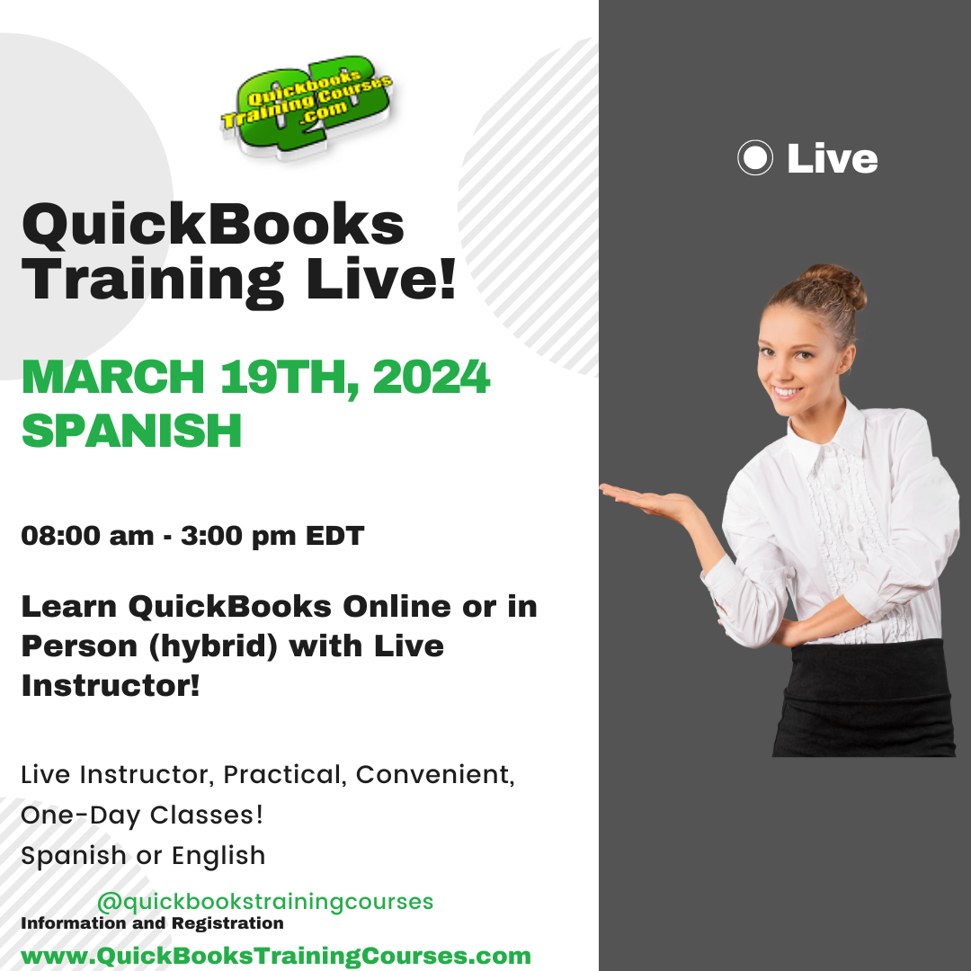 QuickBooks for Business in Spanish - Version Online Our goal is to prepare you with the tools and understanding you need to take advantage of the power QuickBooks offers.