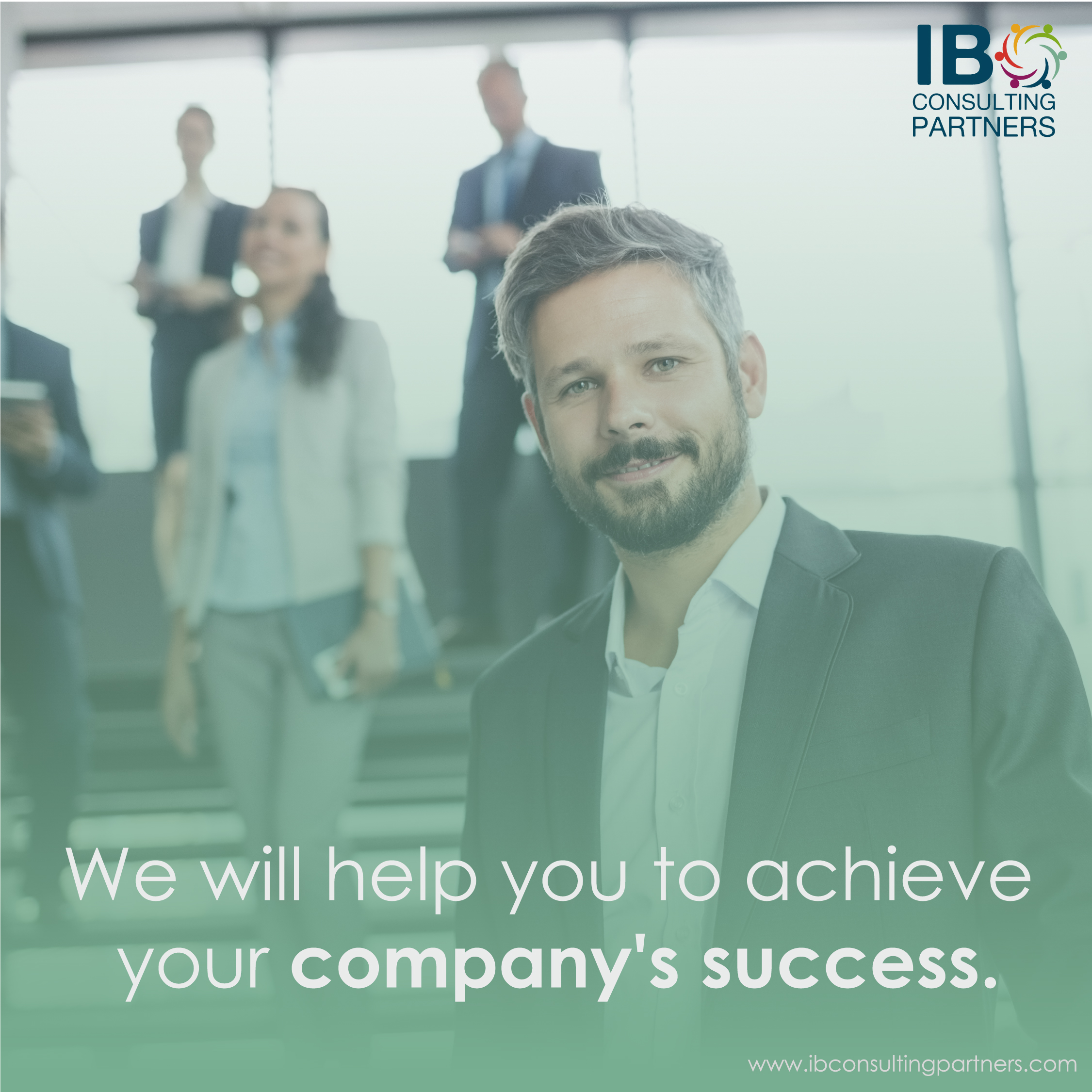 IB Consulting Partners Name We will help and guide your company's team, by our business consulting services in areas like: sales, digital marketing, strategic planning, training, logisitcs and more.