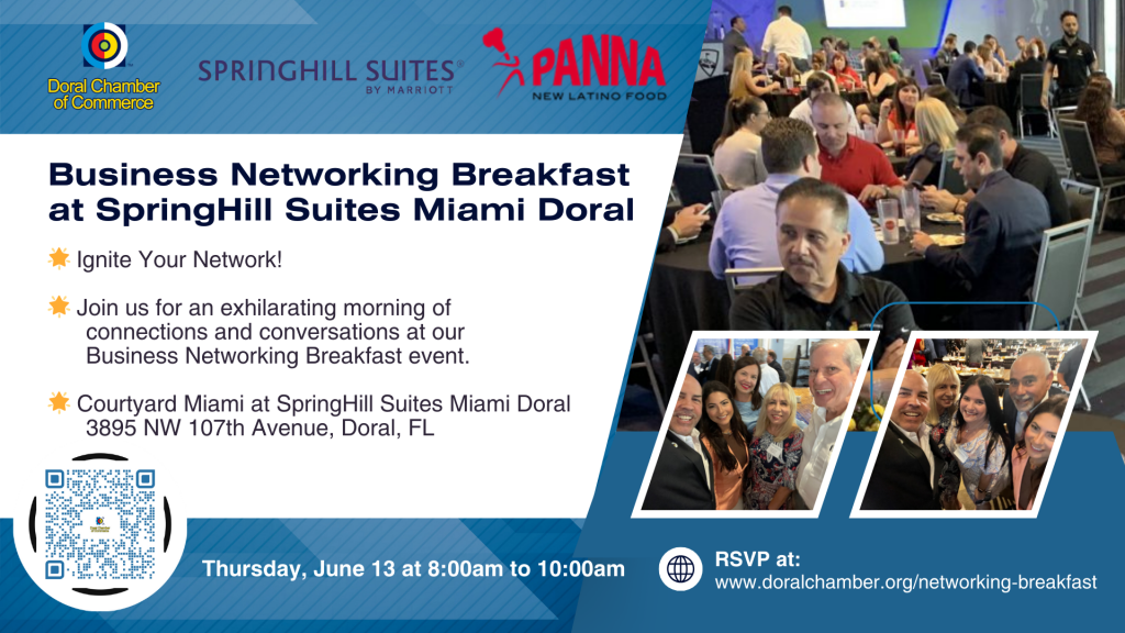 Business Networking Breakfast at SpringHill Suites Miami Doral