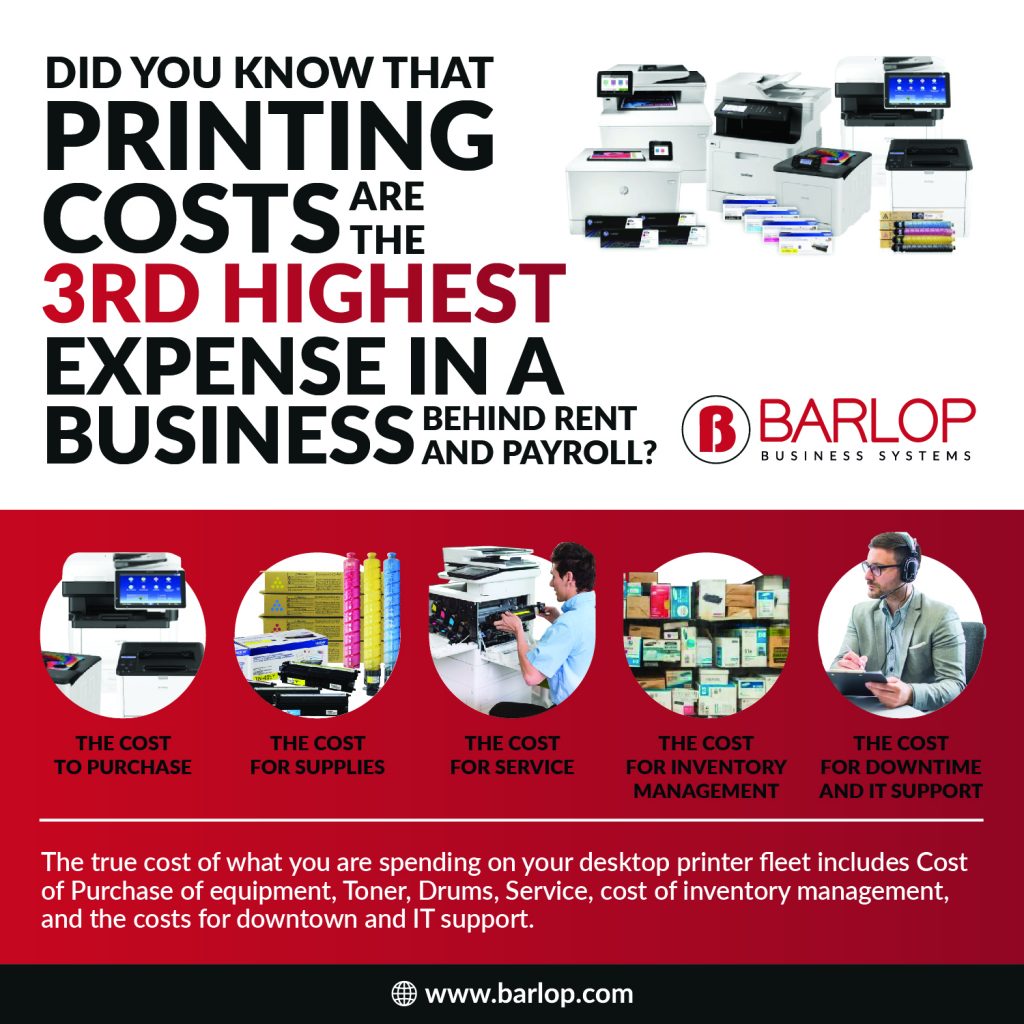 At Barlop Business Systems we manage your printers, protect your data, and automate your processes