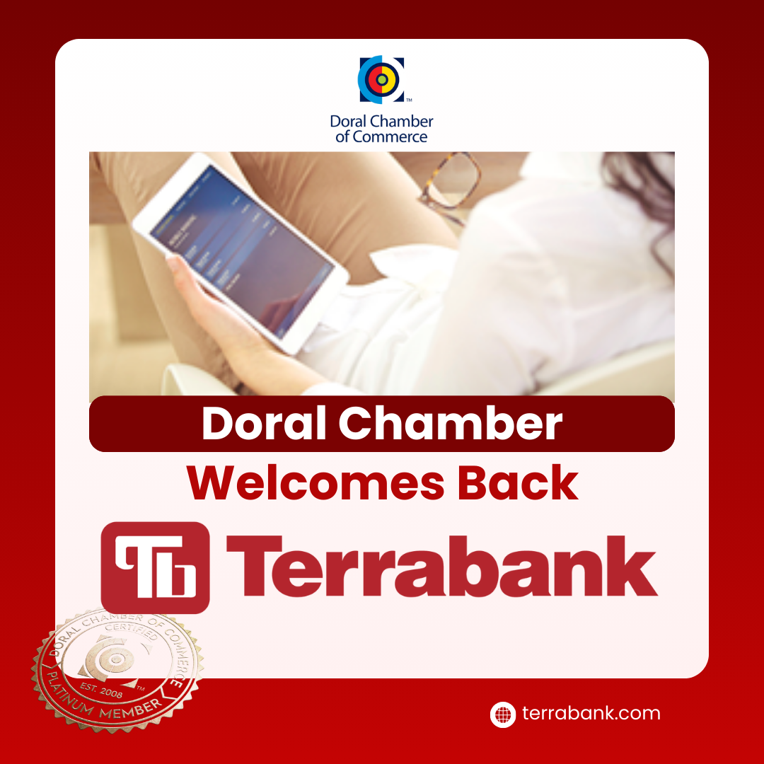 Doral Chamber Welcomes Terrabank Banner