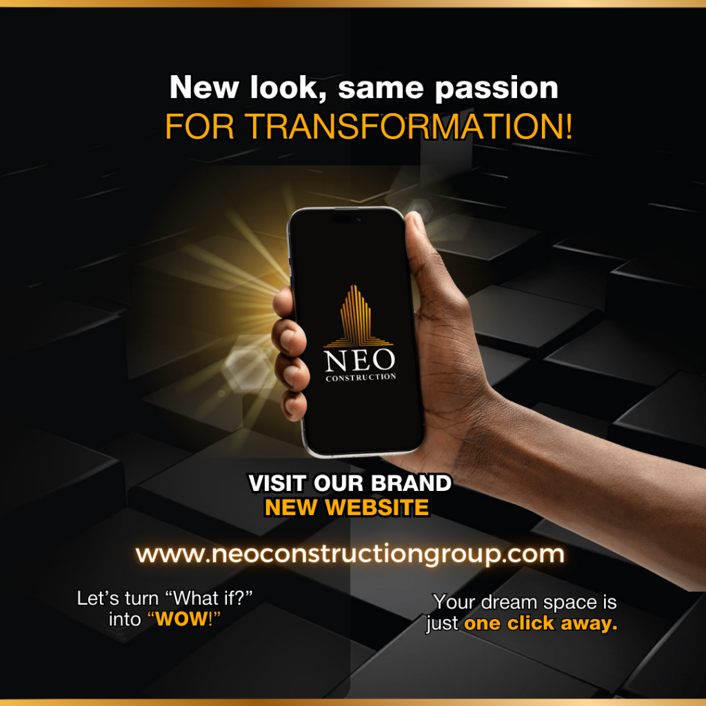 Neo Construction We're thrilled to announce the launch of our brand new webpage