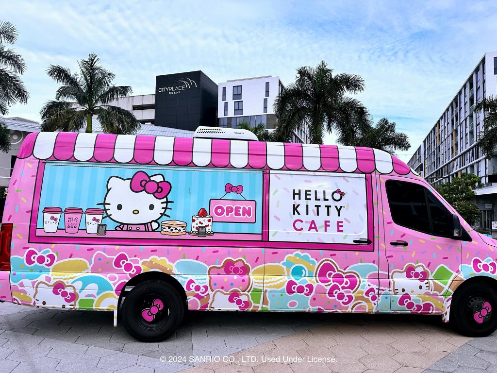 CityPlace Dotal The Hello Kitty Cafe Truck is returning to CityPlace Doral on Saturday, 1/18!