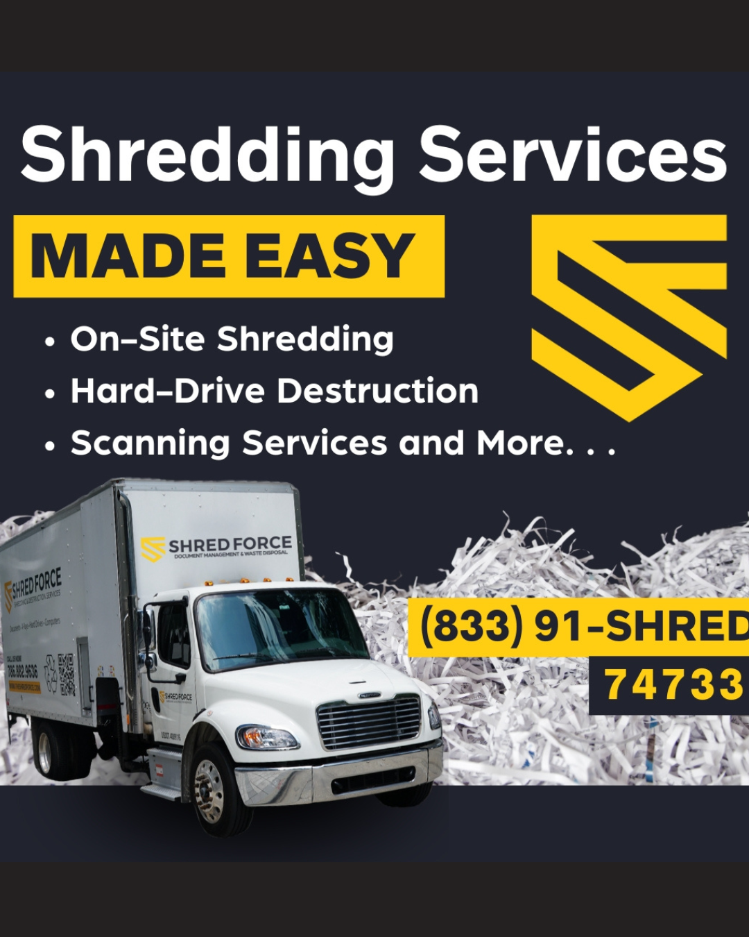 Shred Force Secure, Simplify, and Save ﻿Shredding Made Easy with Shred Force