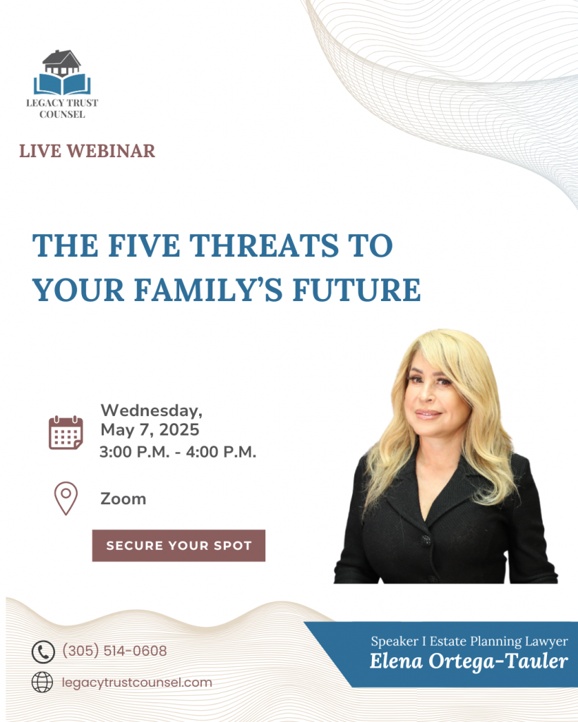 Legacy Trust Counsel Law Firm The Five Threats to Your Family’s Future