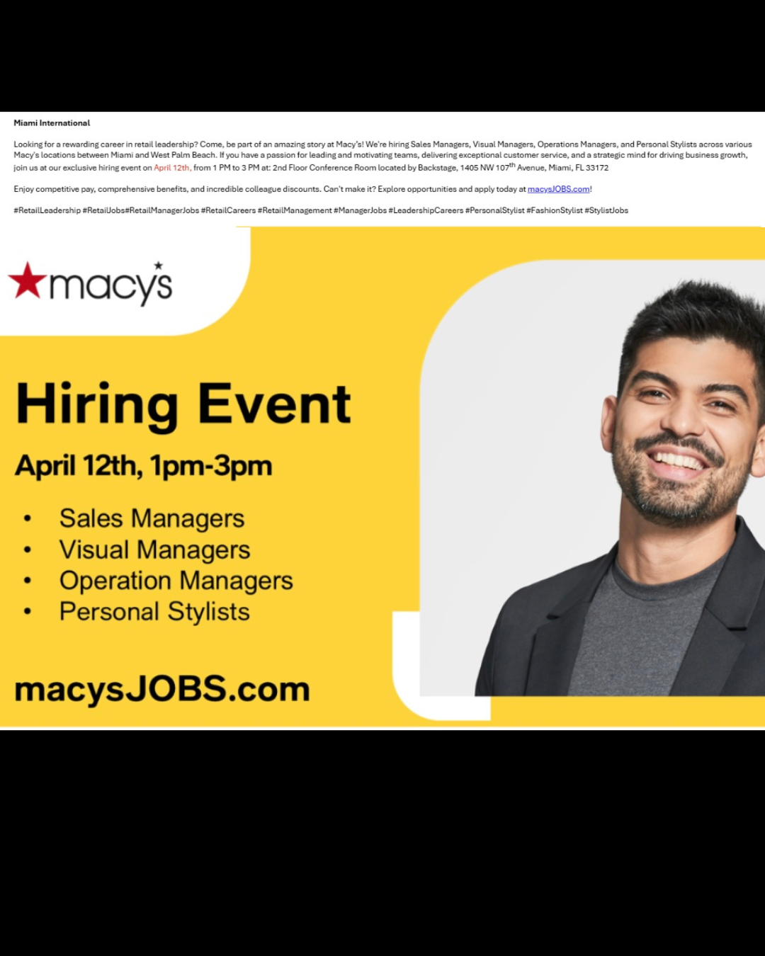 Macy’s Hiring Event
