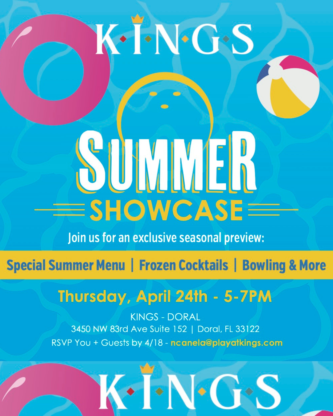 Kings Dining & Entertainment Summer Starts Here! Join Us for a VIP Showcase at Kings