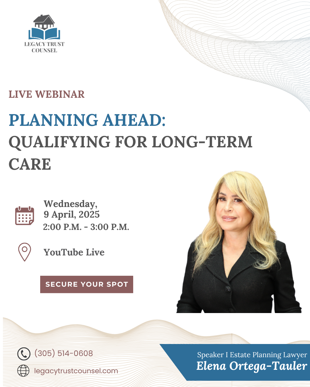 Legacy Trust Counsel Law Firm Planning Ahead: Qualify For Long Term Care
