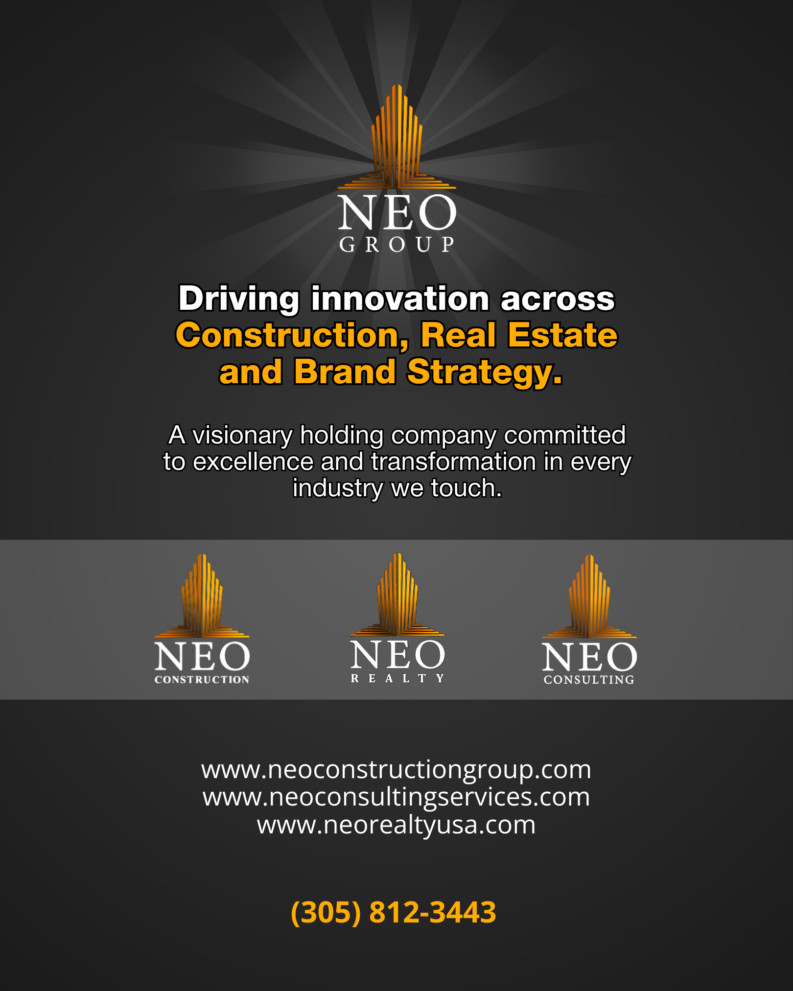 Neo Construction Group Comprehensive solutions.