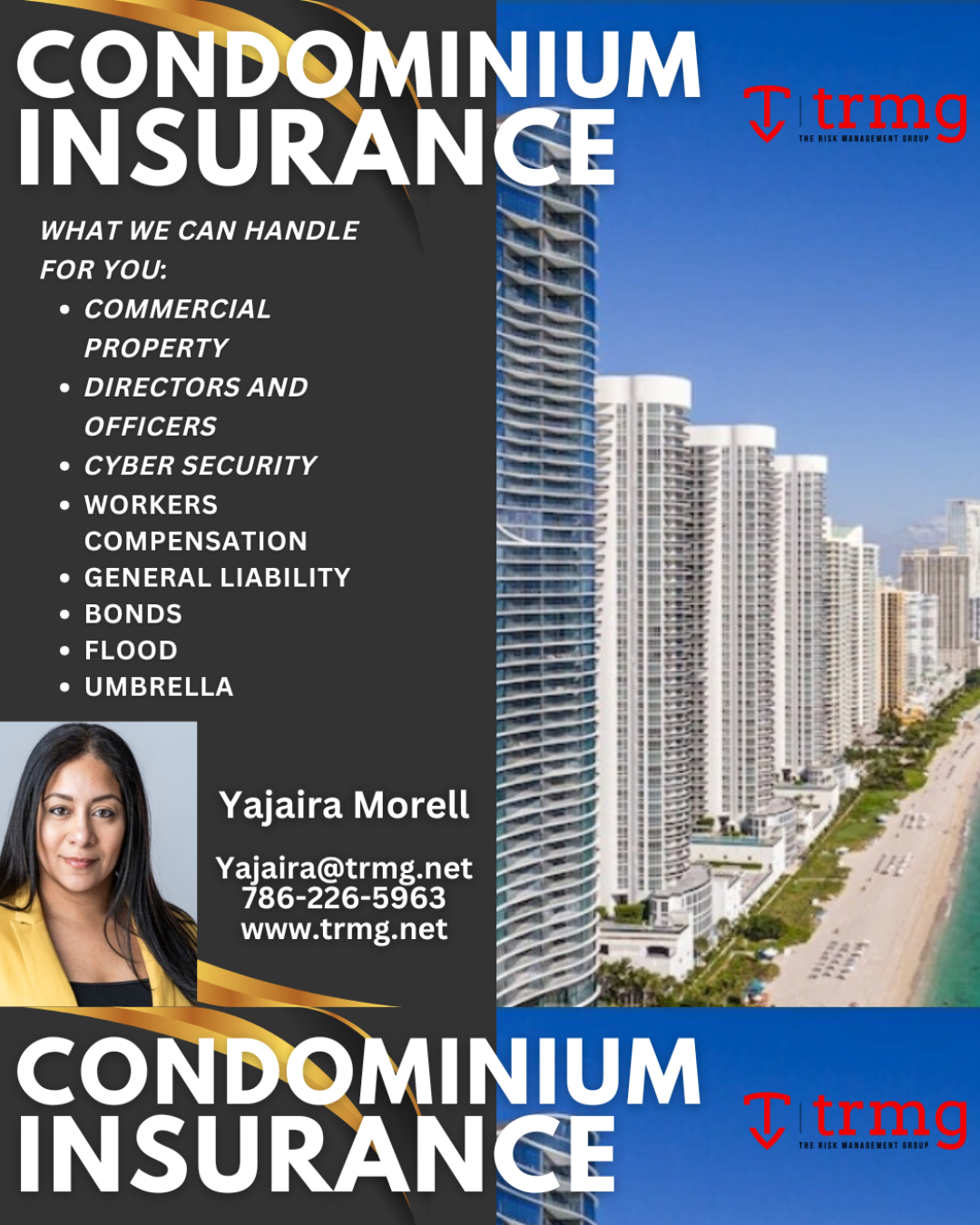 The Risk Management Group Condominium Insurance- What we can handle for you!