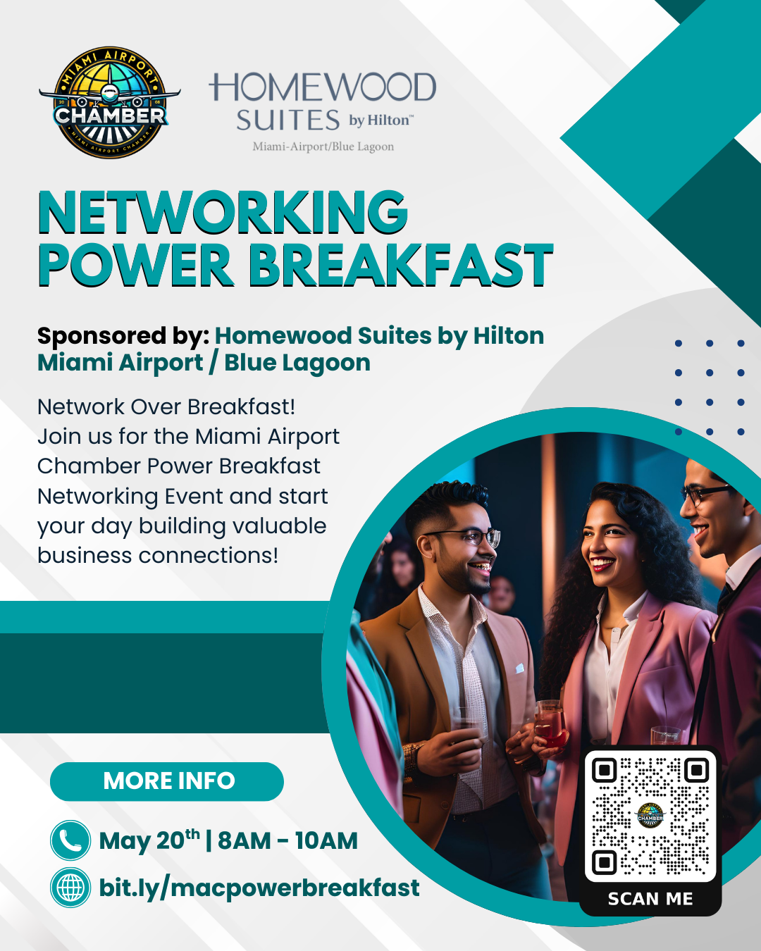 Miami Airport Chamber Power Networking Breakfast.