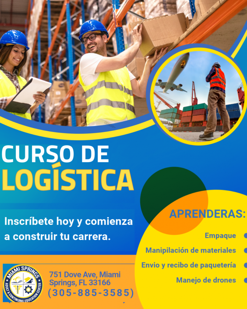Miami Springs Adult & Continuing Edu. Ctr CLASES DE LOGISTICA