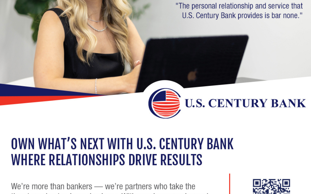 U.S. Century Bank  Celebrating Small Business Month