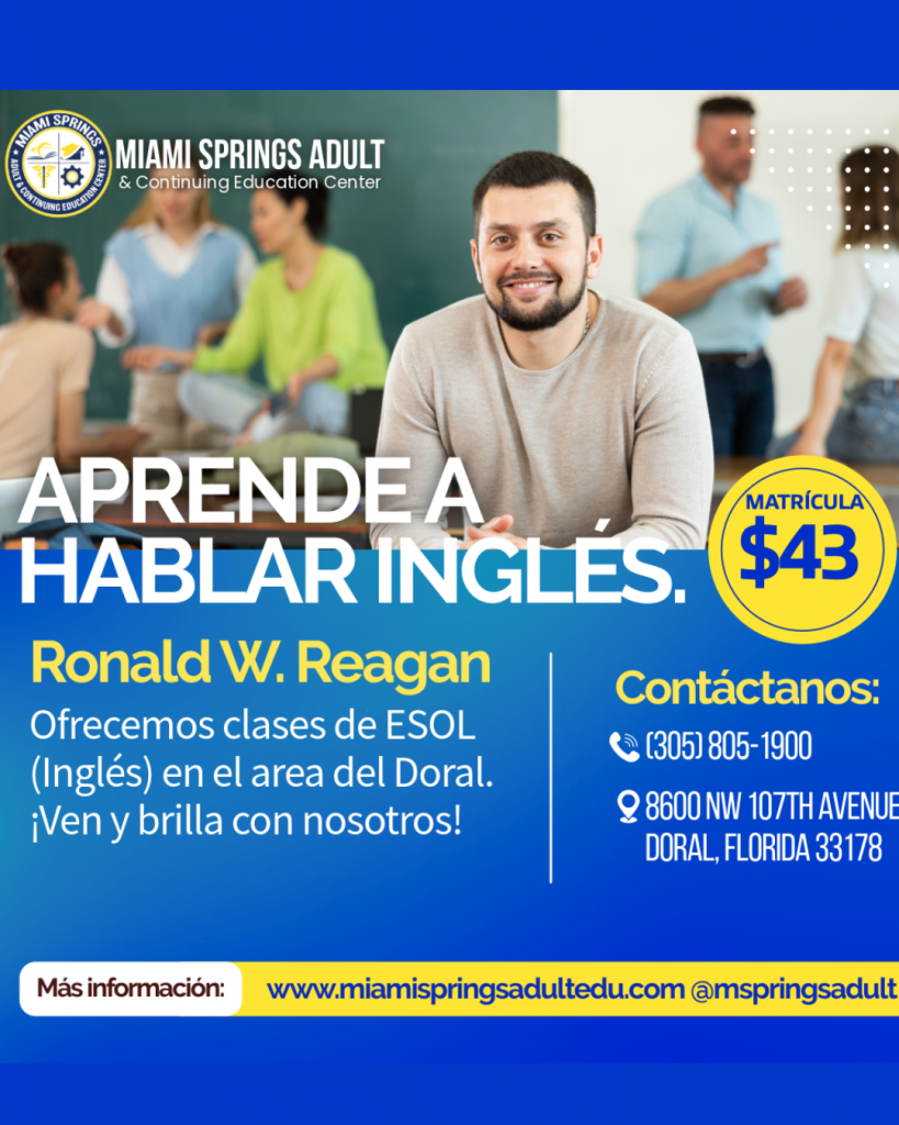 Miami Springs Adult & Continuing Edu. Ctr CLASES DE LOGISTICA