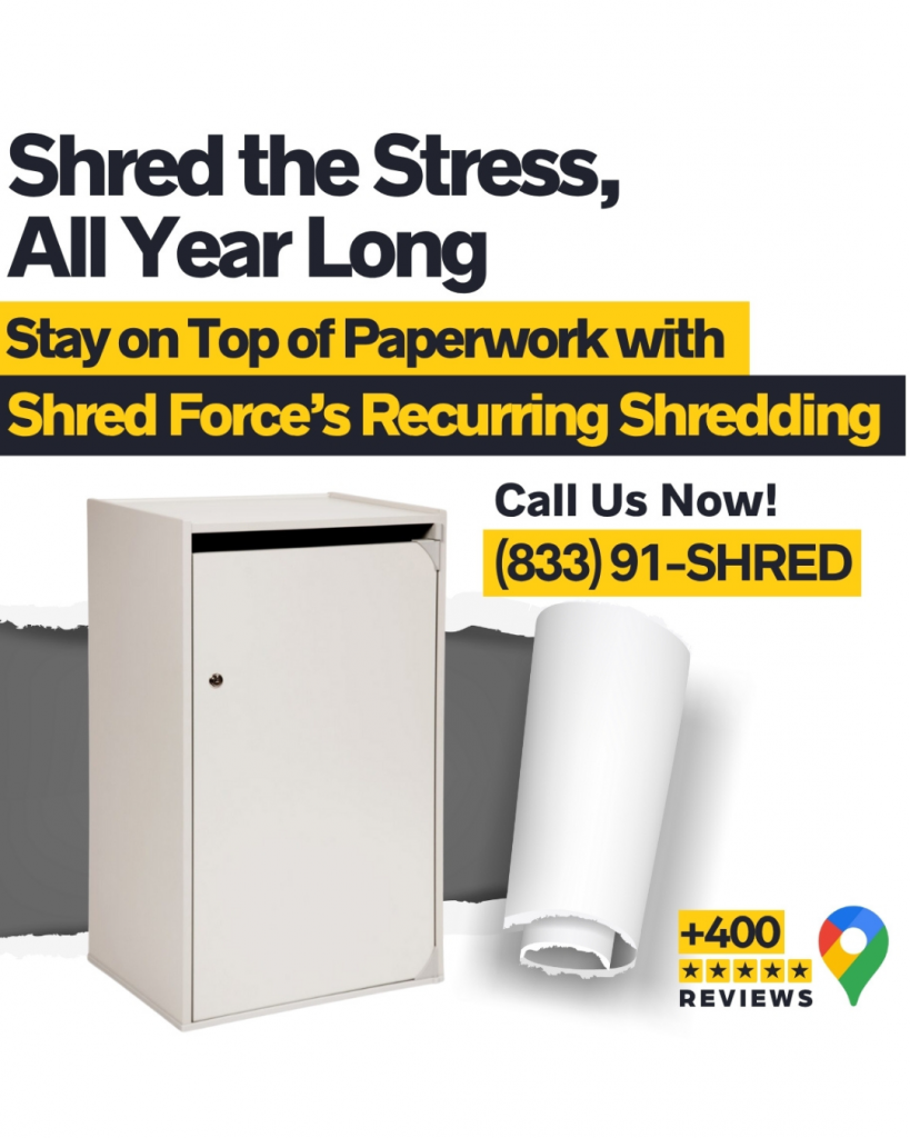 Shred Force Stay Ahead of the Clutter — Go Recurring with Shred Force