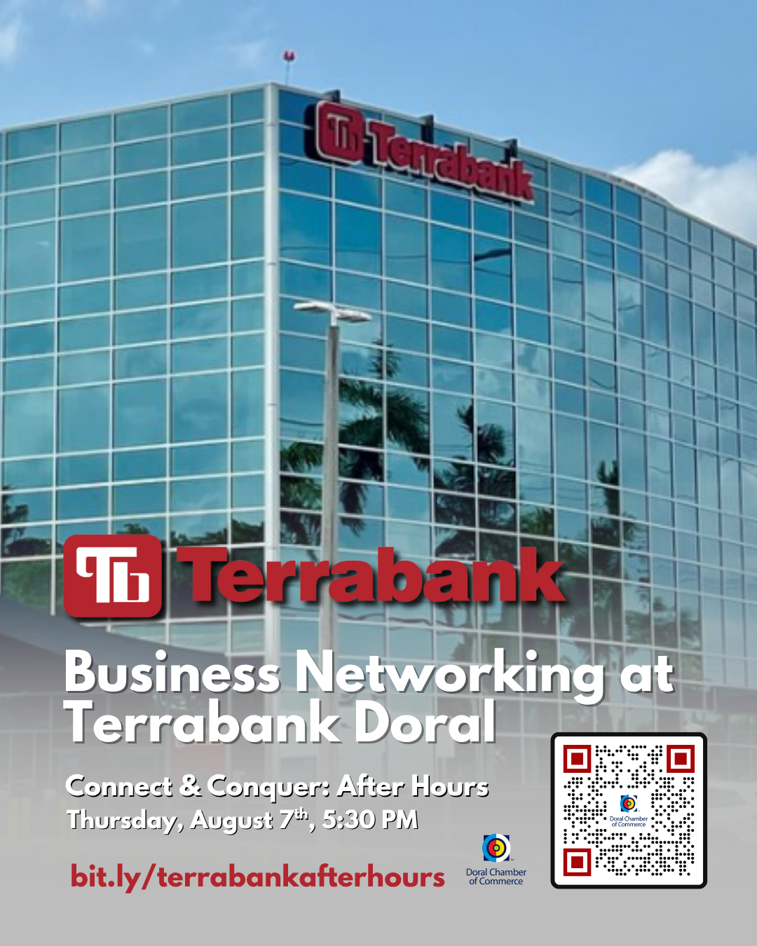 Join us for After-Hours Business Networking at Terrabank Doral