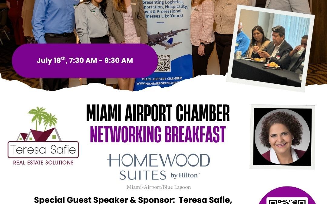Miami Airport Chamber  Power Networking Breakfast
