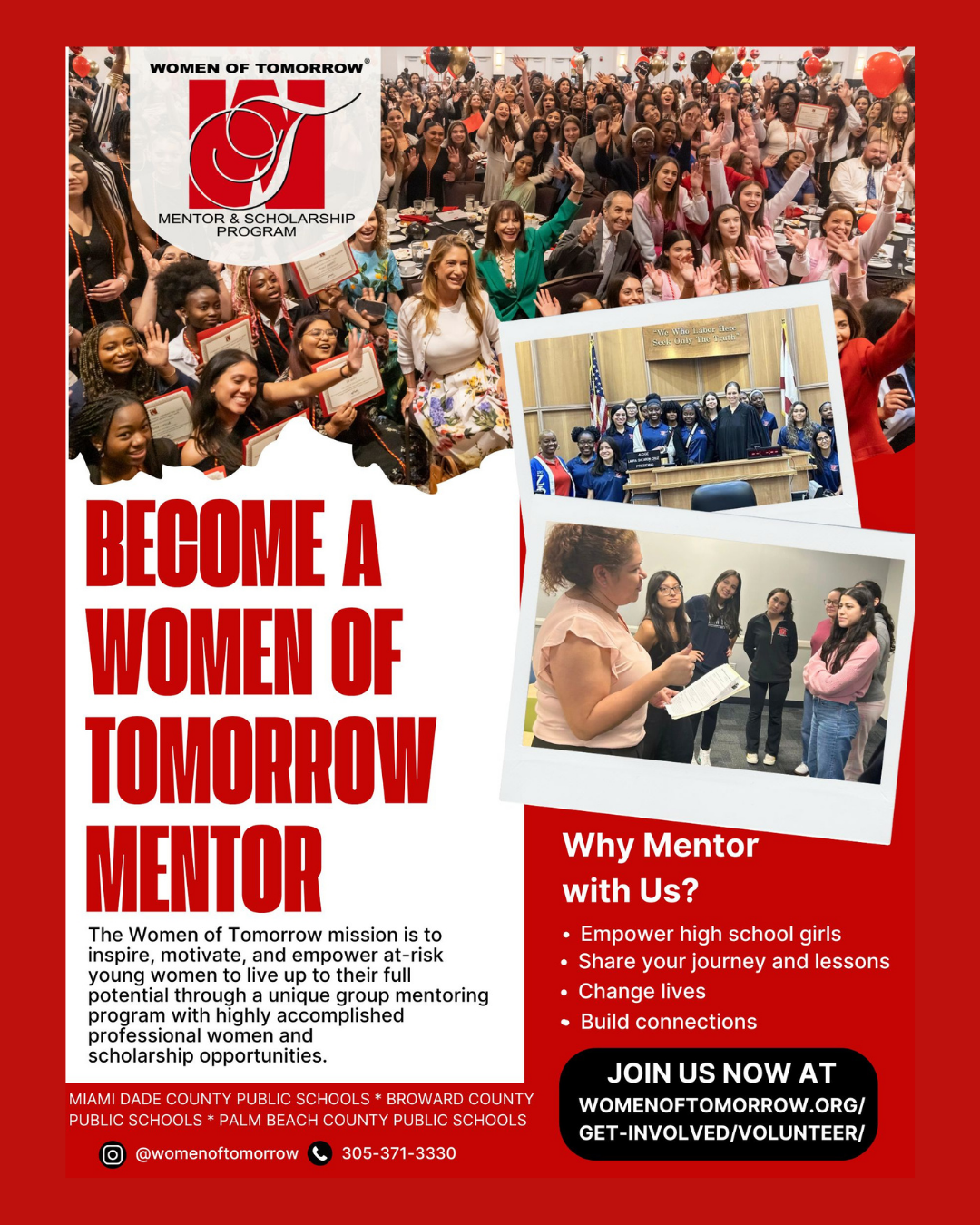 Women of Tomorrow Mentor & Scholarship Program Help Inspire the Next Generation of Women Leaders