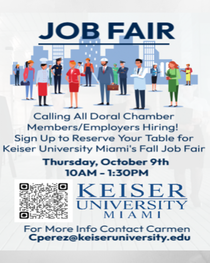 Keiser University Miami Are You Hiring? Participate in our Fall Job Fair @Keiser University Miami