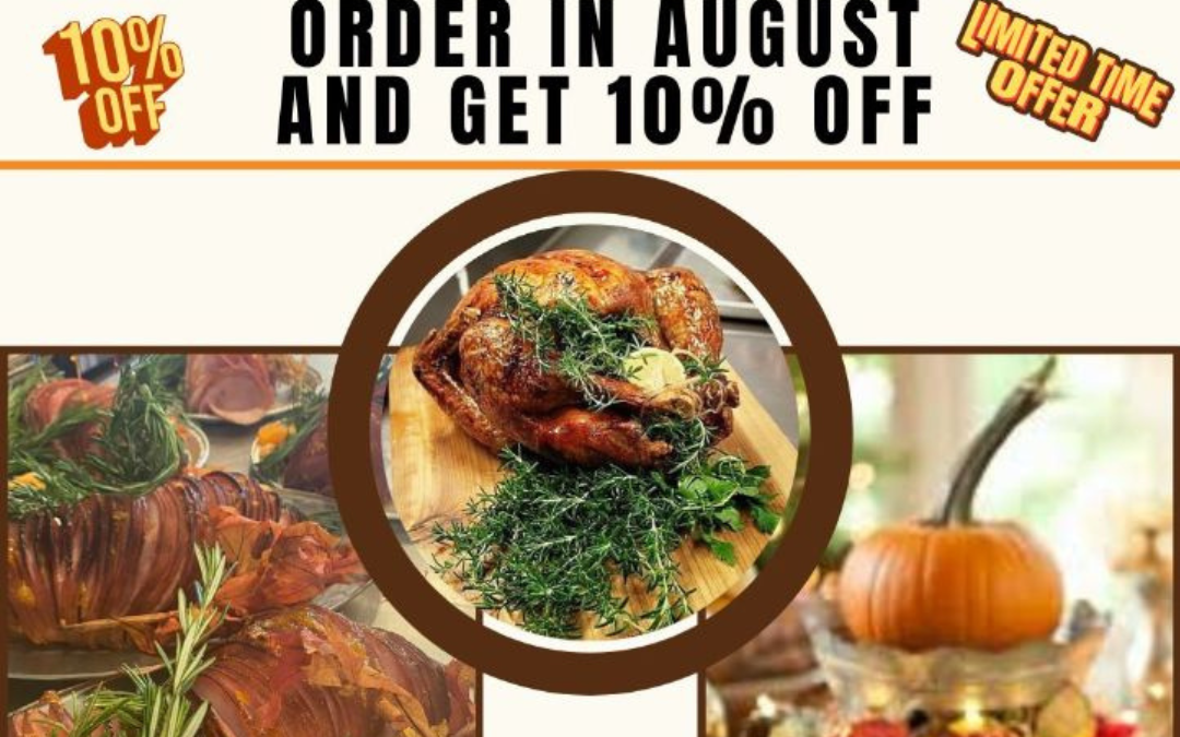 Caffe Cappuccino dba Catering The Event  Thanksgiving Promotion