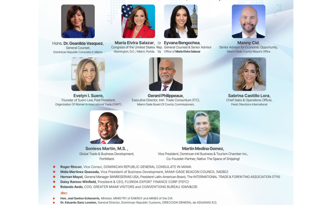 DOMINICAN INTL BUSINESS & TOURISM CHAMBER, INC.  Formal INVITATION, to join us at  ﻿The D.R.- MIAMIDADE Forum & Luncheon…!