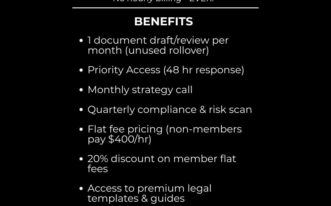 Apex Legal Solutions PLLC  Your Invitation to the Apex Membership