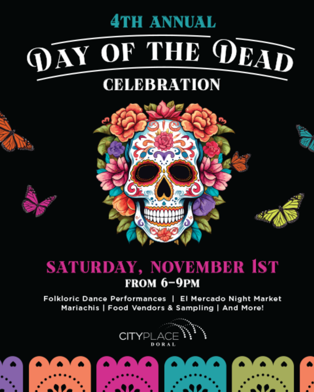 4th Annual Cityplace Doral Day of the Dead Celebration