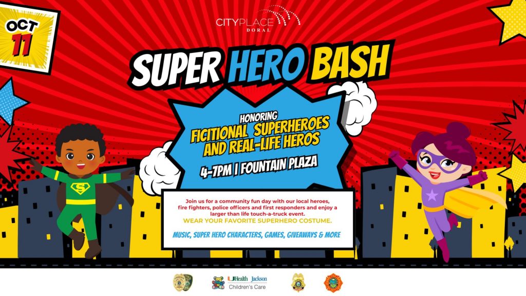 CityPlace Doral Super Hero Bash at CityPlace Doral