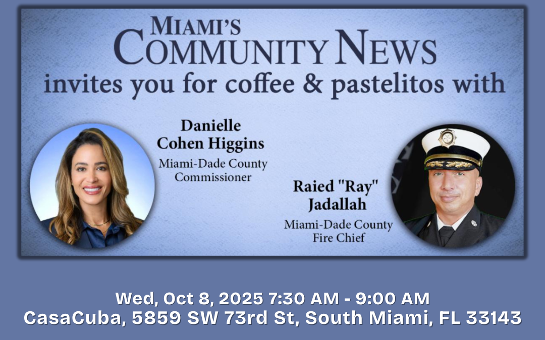 Networking Breakfast at CasaCuba with Commissioner Danielle Cohen Higgins & Fire Chief Raied Jadallah 