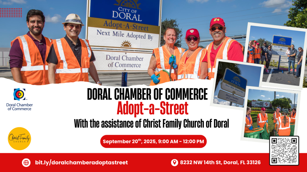 Doral Chamber of Commerce Adopt-A-Street Event
