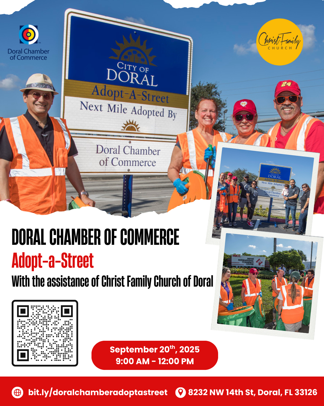 Doral Chamber of Commerce Adopt-A-Street Event