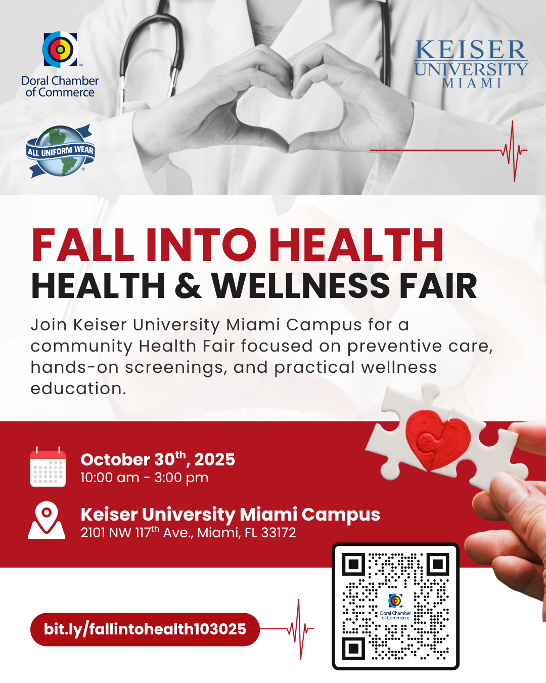 Fall into Wellness Health Fair Keiser 103025 | The Doral Chamber of ...