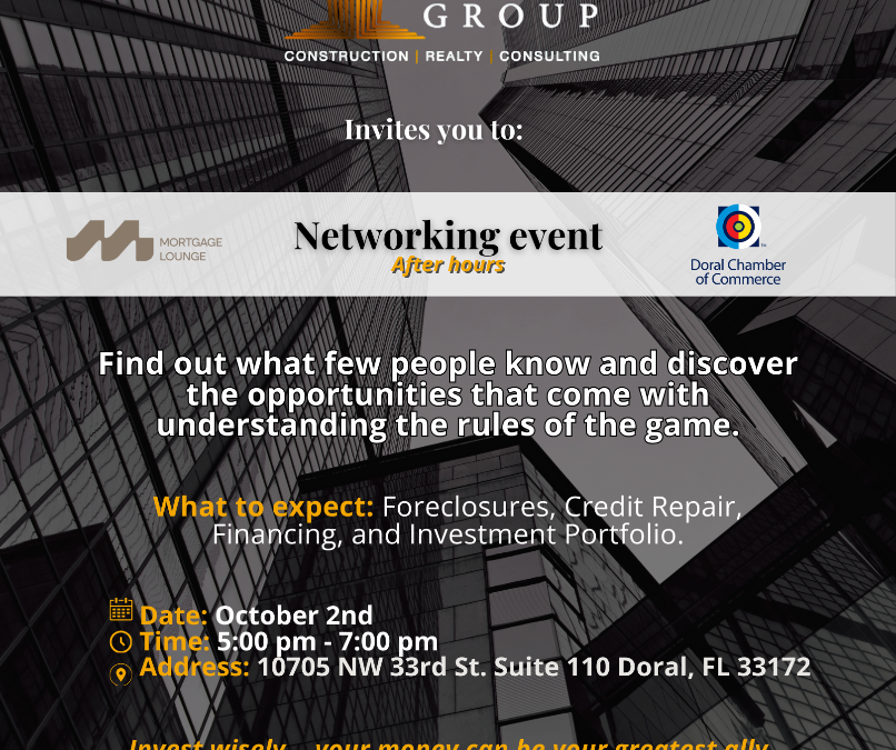 Neo Construction Group Executive Networking Event!