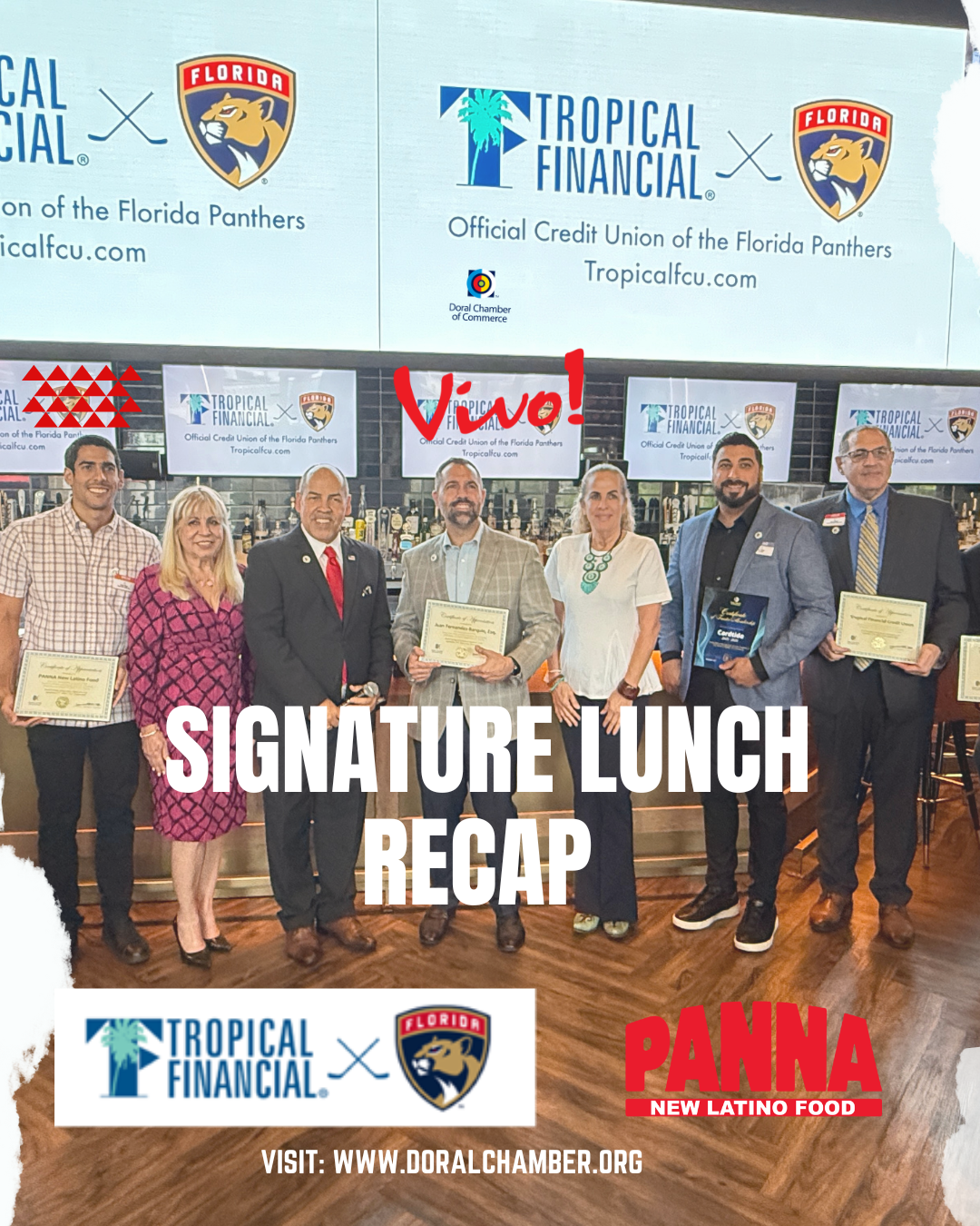 Relive the energy of the Doral Chamber of Commerce Signature Lunch at Vivo! on September 17, 2025.