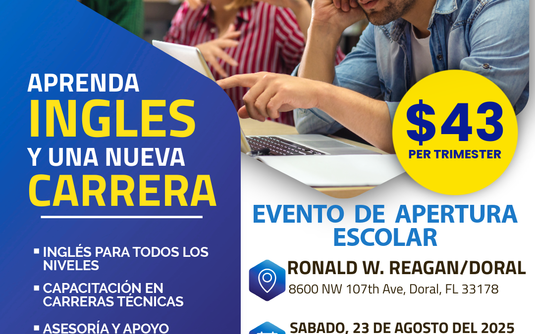 Miami Springs Adult &  Continuing Edu. Ctr  CLASES DE INGLES Y CIUDADANIA EN DORAL