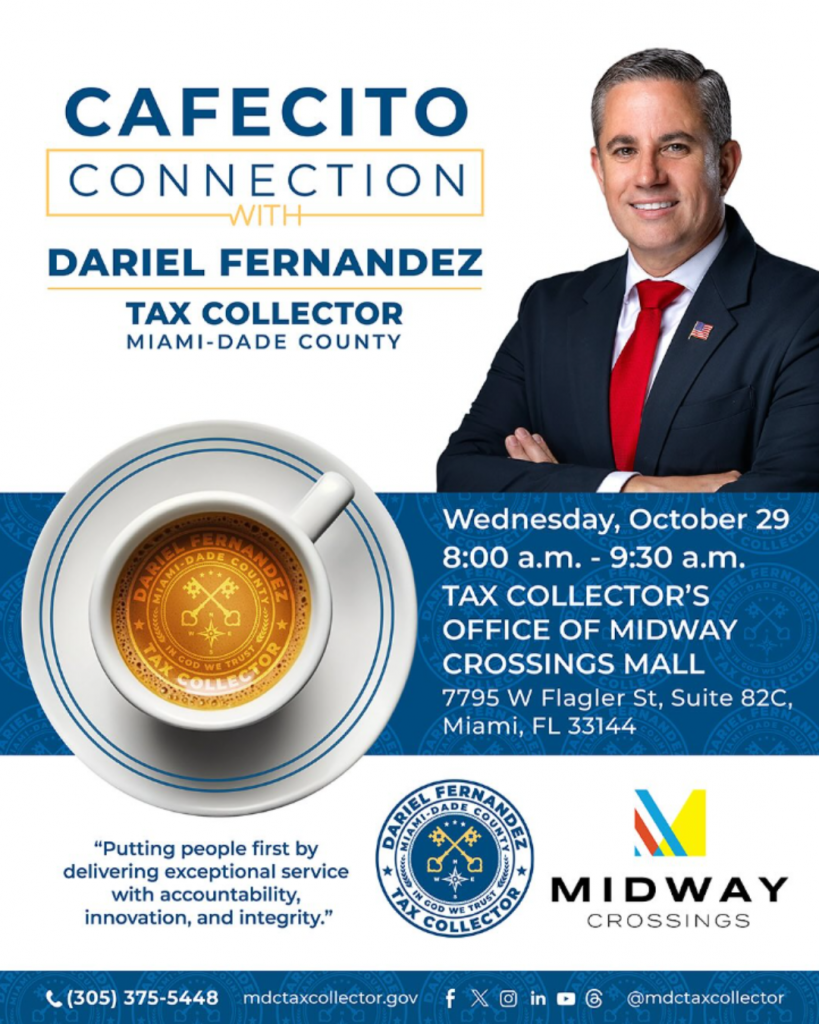 CAFECITO CONNECTION ﻿ with Dariel Fernandez, Miami-Dade County Tax Collector