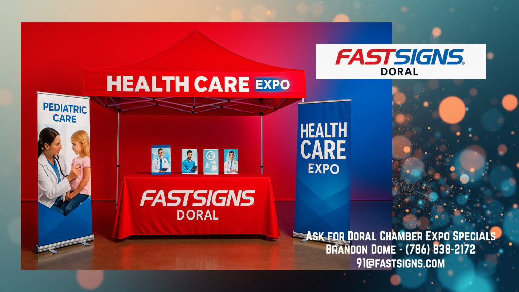 FASTSIGNS High-Impact Expo Materials Designed, Printed & Delivered Fast at FastSigns Doral