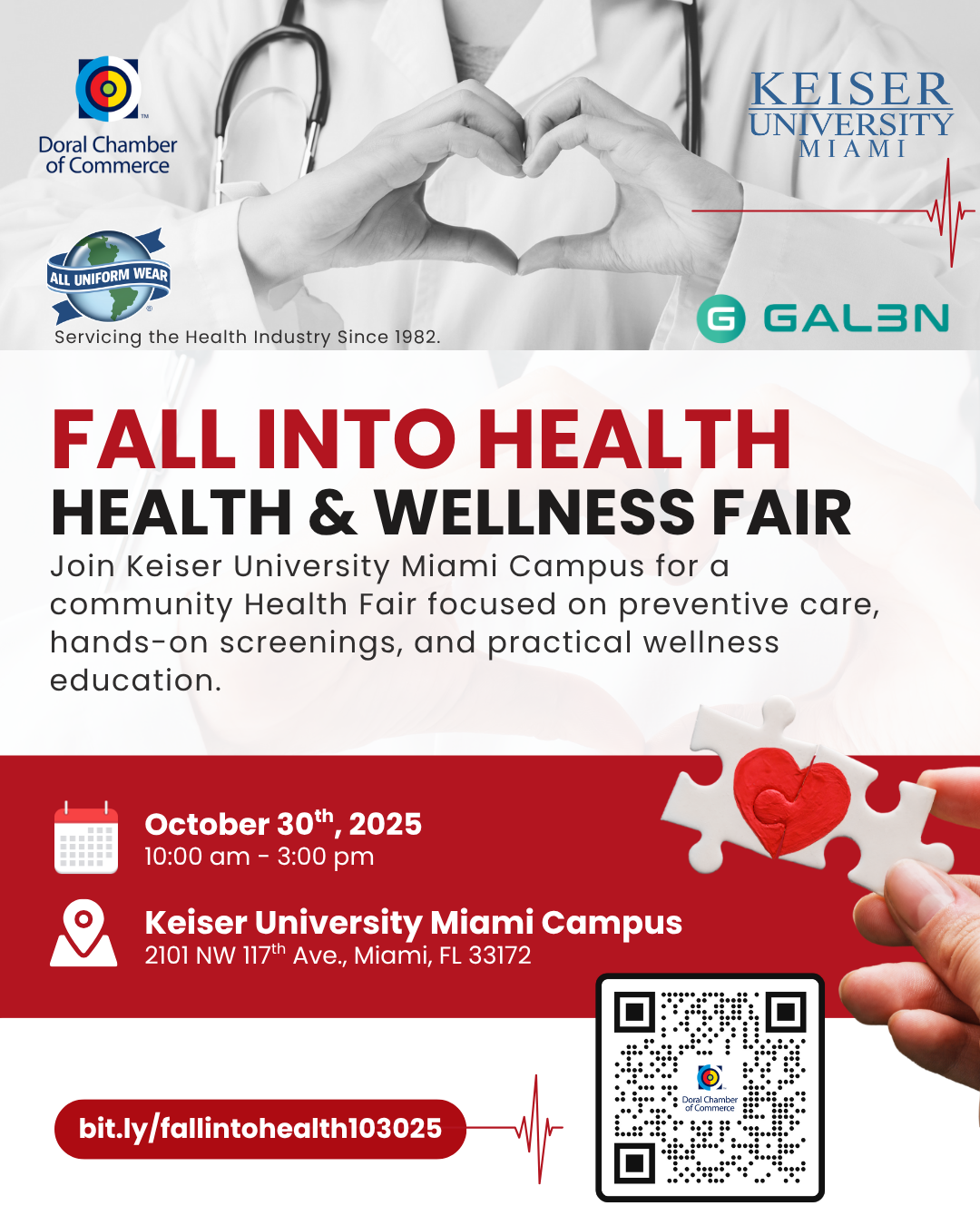 Health & Wellness Fair: Fall Into Health – Free Community Event at Keiser University