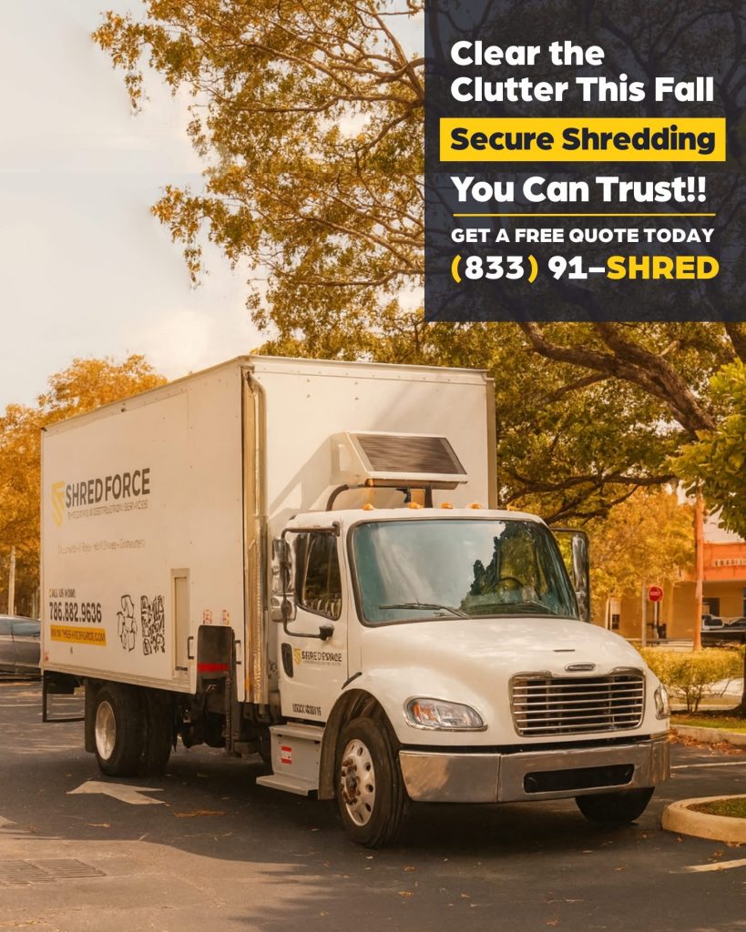 Shred Force: Get Organized This Fall with Secure Shredding