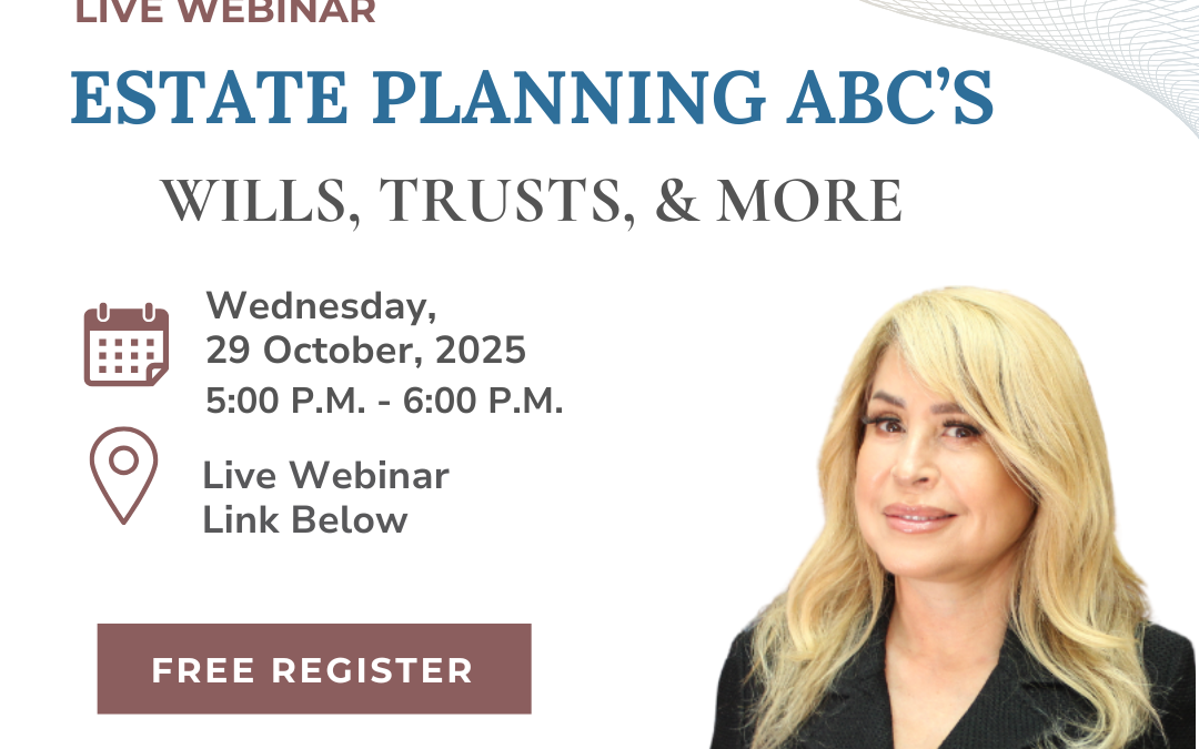 Legacy Trust Counsel, P.A.  Join Our Free Live Webinar:  ﻿“Estate Planning ABC’s – Wills, Trusts & More