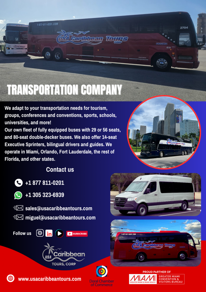 USA CARIBBEAN TOURS CORP Transportation Company