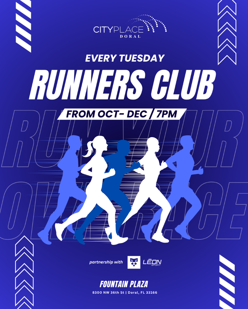 CityPlace Doral Runner's Club - Every Tuesday at 7pm