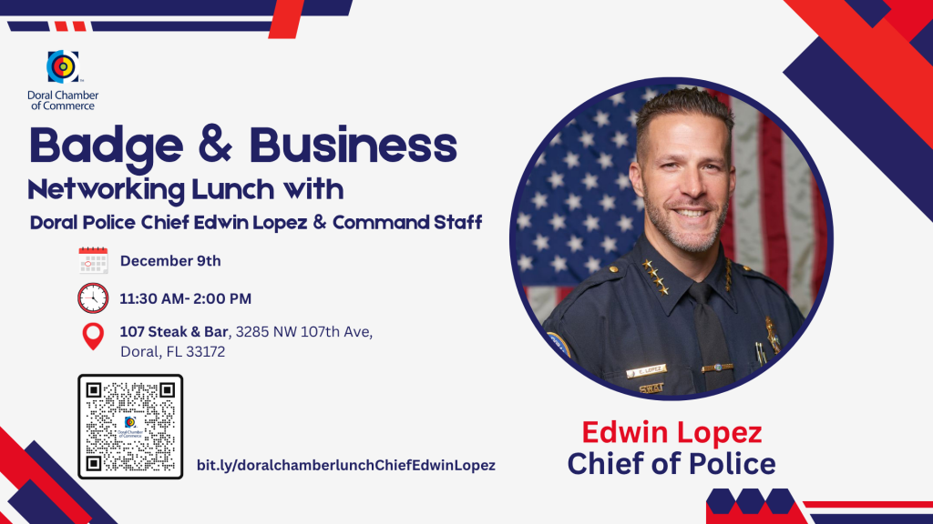 Badge & Business: Networking Lunch with Doral Police