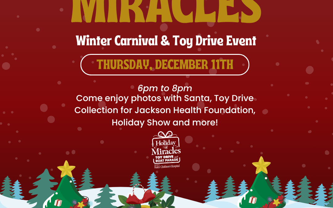 CityPlace Doral Holiday of Miracles Winter Carnival and Toy Drive Event