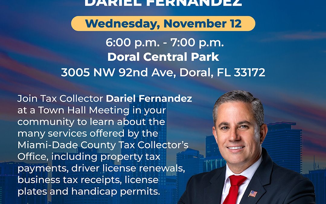 Dariel Fernandez’s Doral Town Hall Today