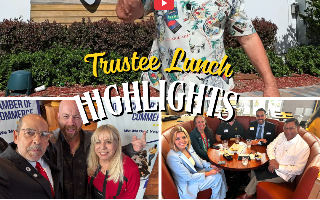 Grant Miller Here!  Highlights from Our Doral Chamber Trustee Luncheon