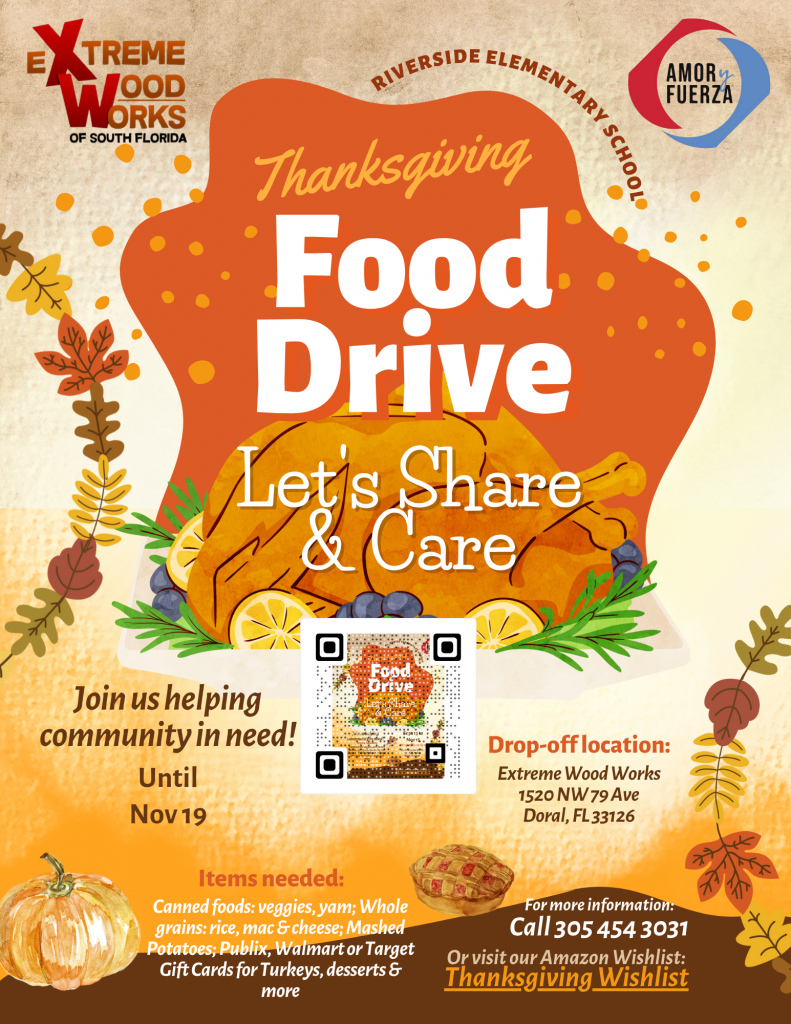 Extreme Wood Works Join Us in Making a Difference This Thanksgiving!